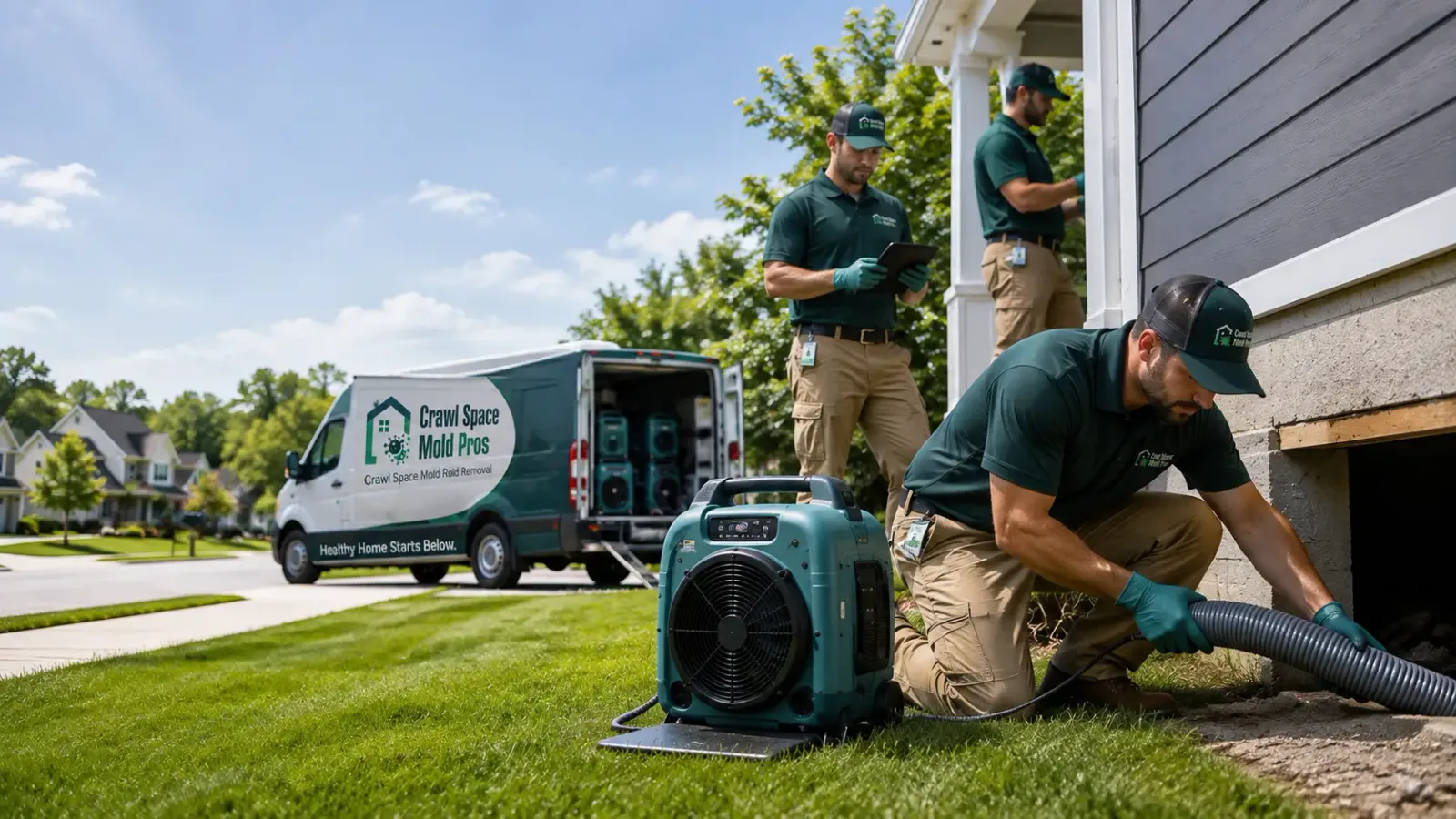 Crawl Space Mold Removal in Masontown, PA